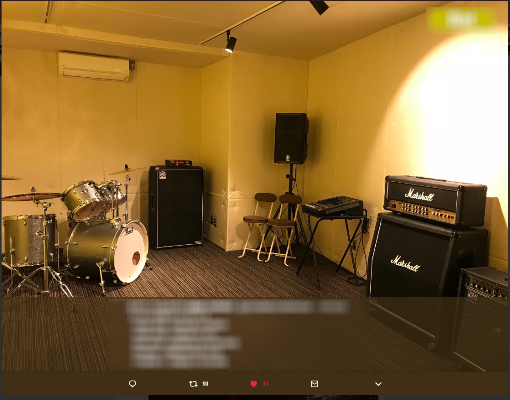 ドラム練習室
